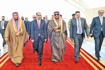 الغانم يستقبل رئيس مجلس النواب العراقي