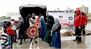 الهلال الاحمر الكويتي: مساعدات لـ 300 اسرة سورية