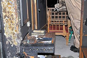 حريق بفندق في السالمية