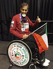 الكويتي القلاف يفوز بذهبية الايبيه في المبارزة