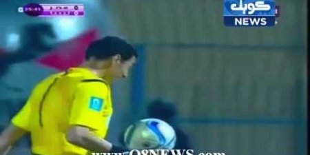 فيديو:الغاز المسيل للدموع يوقف مباراة مصر وليبيا الودية