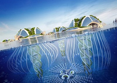 بالصور.. أول ناطحات “سحاب” أسفل المياه في العالم