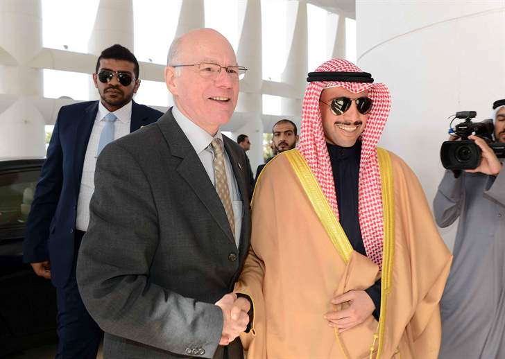 الغانم بحث مع رئيس «البوندستاغ» سبل تعزيز الديموقراطية وحقوق الإنسان