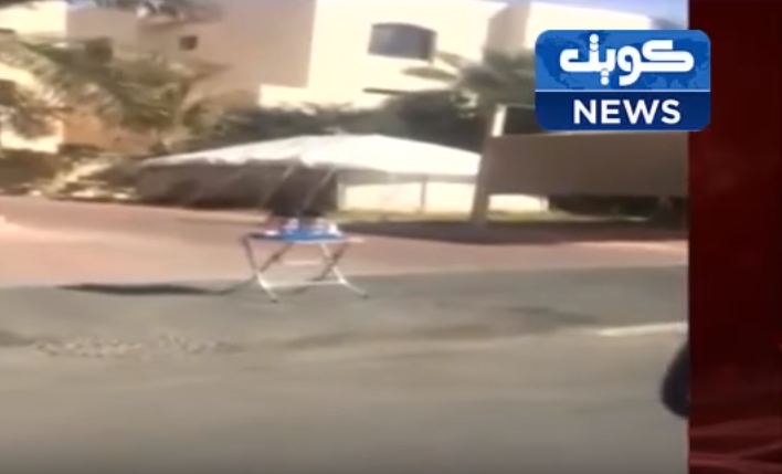 فيديو: هنا الكويت : عائلة تضع يوميا شاي وحليب للمارة