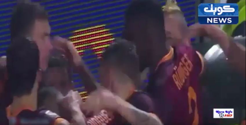 فيديو : النجم المصري #محمد_صلاح يقود #روما للفوز