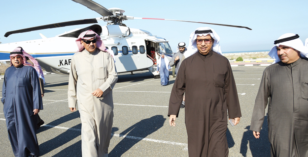 المبارك تفقَّد حقول الشمال النفطية