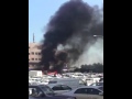 فيديو : حريق كبير في مقهى في جليب الشيوخ