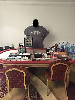 ضبط أمريكي يدير مسكنه للعب القمار