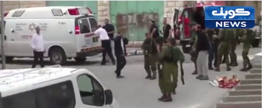 فيديو مؤلم: لحظة اعدام ارهابي صهيوني لجريح فلسطيني بتفجير رأسه