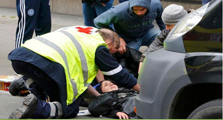 بلجيكا:ارهابي يدهس مسلمة ‘معاقة’ بسيارته ثم يلتقط سيلفي