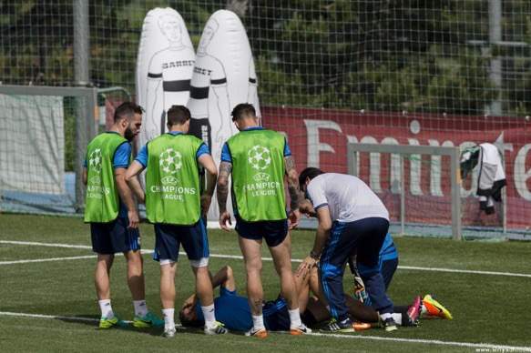 رونالدو يثير القلق ويغادر تدريب ريال مدريد غاضبا