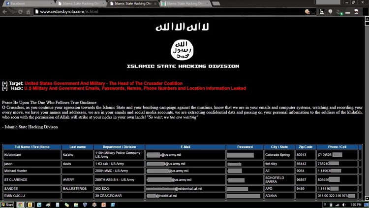 ‫#‏داعش‬ ينشر “قائمة اغتيالات”!!