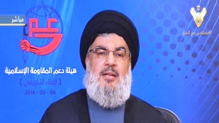 نصر الله يهاجم الرياض ويتطرق لموضوع الجزر مع مصر