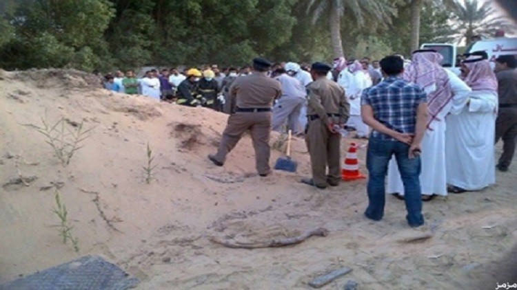 السعودية.. تفاصيل مريعة عن حادثة دفن 5 هنود أحياء بالقطيف..صور