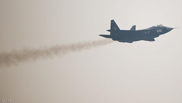 تحطم طائرة عسكرية صينية