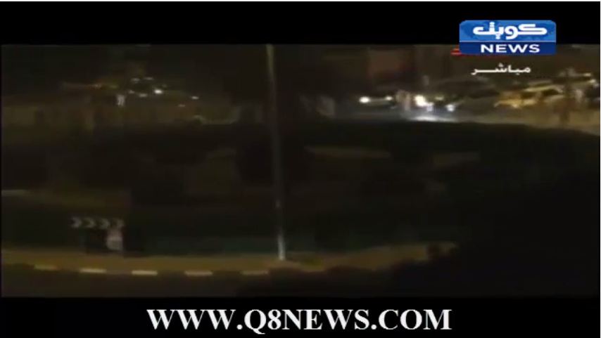 فيديو: ‫اغلاق دوار وتقحيص وانيت بالجهراء‬