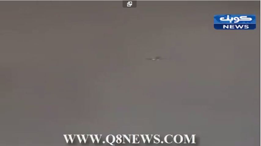 فيديو: معجزة تنقذ طائرة سعودية من #البرق فوق اجواء #حائل