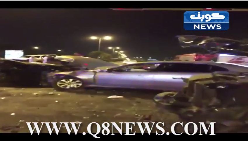 فيديو: حادث مروري «مروع» على تقاطع اشارة صباح الناصر مع الصليبية