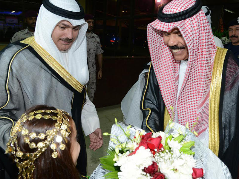 ولي العهد يزور نادي الصم ونادي المعاقين وجمعية المكفوفين الكويتية