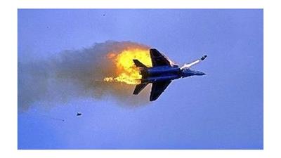 تحطم مقاتلة أمريكية من طراز «إف 16» بعد عرض جوي حضره أوباما