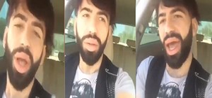 بالفيديو.. حاول تصوير نفسه وهو يقود السيارة.. والنتيجة حادث مروع