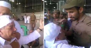 بالفيديو .. القبض على لص محترف ادعى انه استعاد بصره بالحرم المكي