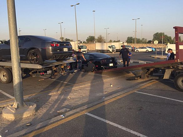 ضبط 67 مركبة في حملة على تجمع غير مرخص