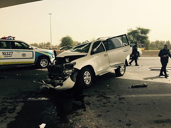 مصرع مواطن في تصادم على الدائري السادس