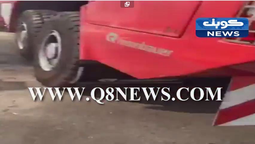 فيديو:حريق ضخم بمستودع الشحن الجوي بالمطار