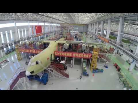 بالفيديو …المارد الصيني ينهي صناعة أكبر طائرة برمائية في العالم