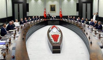 انتهاء اجتماع مجلس الامن القومي برئاسة اردوغان بعد 5 ساعات