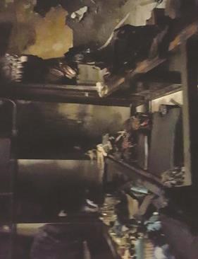 إصابة إطفائيين في حريق عمارة ببنيد القار