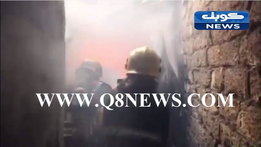 بالفيديو…5 مراكز اطفاء يسيطرون على حريق بمنطقة جليب الشيوخ