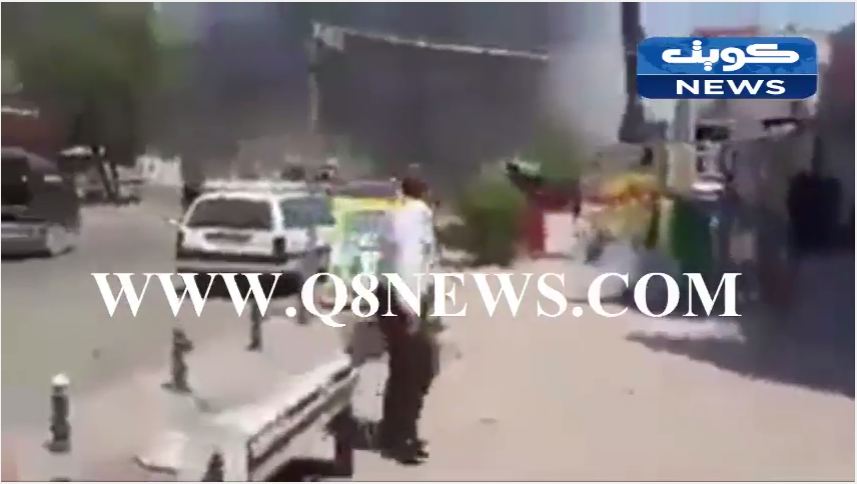 بالفيديو…انفجار جديد يهز وسط بغداد