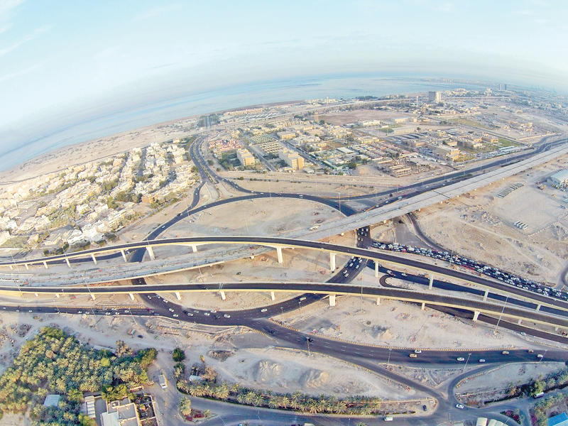 90% نسبة إنجاز طريق الجهراء وافتتاح كيلومترين منه خلال أسبوعين