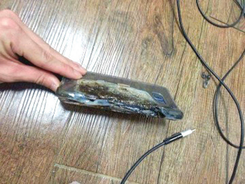 انفجار هاتف «نوت 7» الجديد في الصين