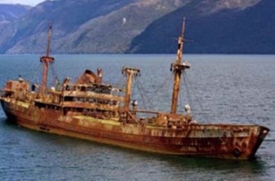 بالفيديو.. ظهور سفينة بعد اختفائها لـ 90 عاما في مثلث برمودا