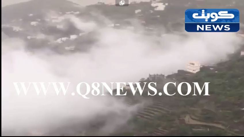 بالفيديو…‫بدايه الضباب على فيفاء‬ ومشاهد رائعة لن تصدق انها في السعودية !!