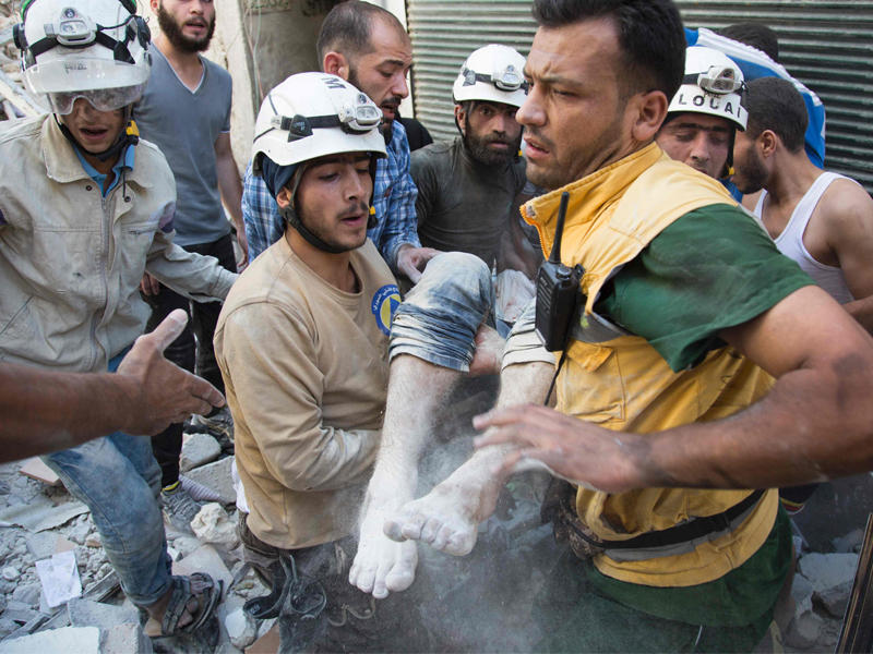 بعد فشل المفاوضات قصف دموي على حلب و الجيش يشن هجوما عنيفا