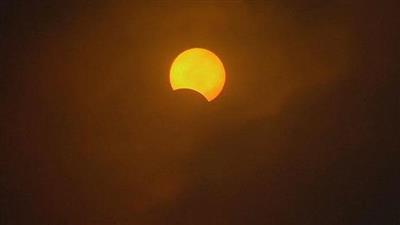كسوف جزئي للشمس شوهد في المنطقة العربية