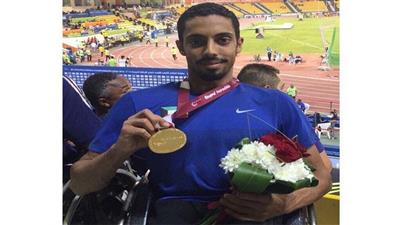 البطل الكويتي أحمد نقا يفوز بذهبية الجري على الكراسي المتحركة 100 متر في دورة الألعاب البارالمبية
