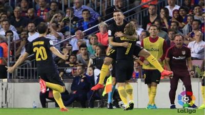 برشلونة يتعادل مع أتلتيكو مدريد ويفشل في استغلال سقوط الريال