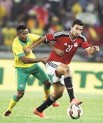 «الفراعنة» عاجز هجومياً ويخسر في تجربة جنوب أفريقيا