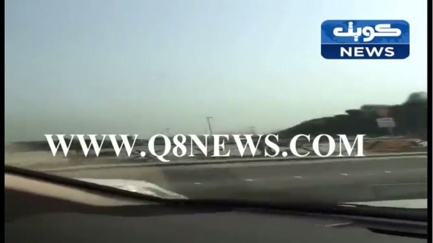 بالفيديو…حريق هائل في معسكر الصمود التابع للحرس الوطني على الدائري الرابع