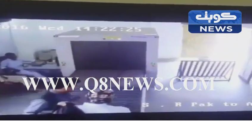 بالفيديو…لن تصدق كيف تصرف هذا الشاب بعد ان طلب منه رجل الامن وضع حقيبته للتفتيش!!