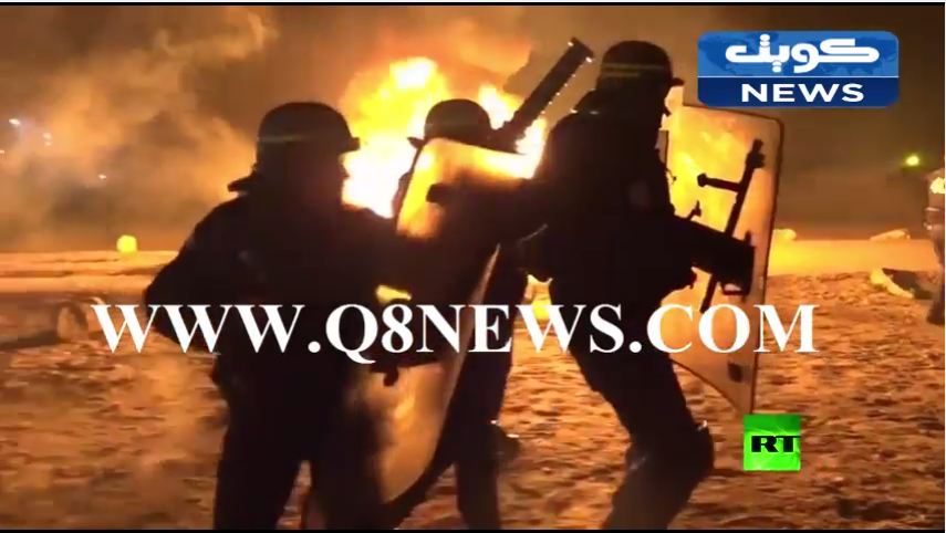 بالفيديو…‫اعمال شغب في فرنسا بعد محاولة تفكيك أكبر مخيم للاجئين في أوروبا‬