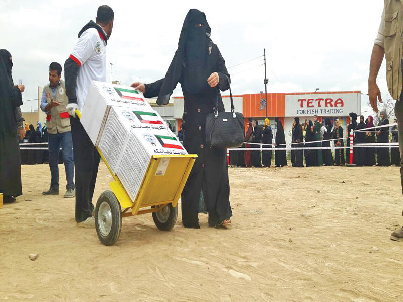 الكويت تؤمن المساعدات من أجل النازحين من الموصل
