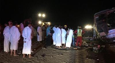 عشرات المصابين من المعتمرين في حادث مروع على الطريق السريع