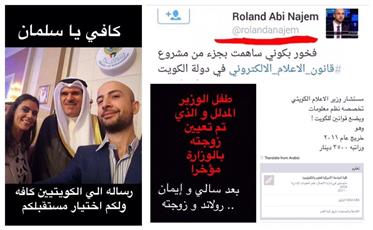 راتب رولاند اللبناني وزوجته.. بذخ وزارة الإعلام يتواصل على الوافدين