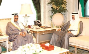 نائب الأمير استقبل مشعل الأحمد والعلي والحمود وعمدة جنيف